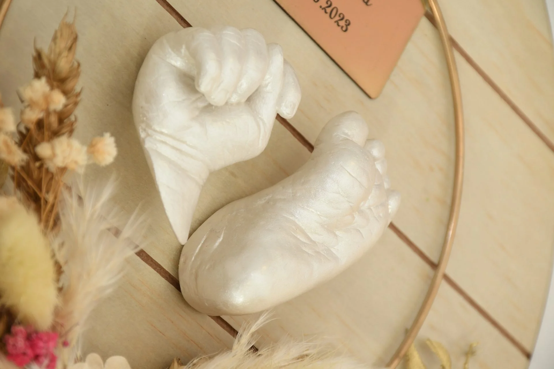 Gipsabdruck Baby Hand Fuß Nordhausen