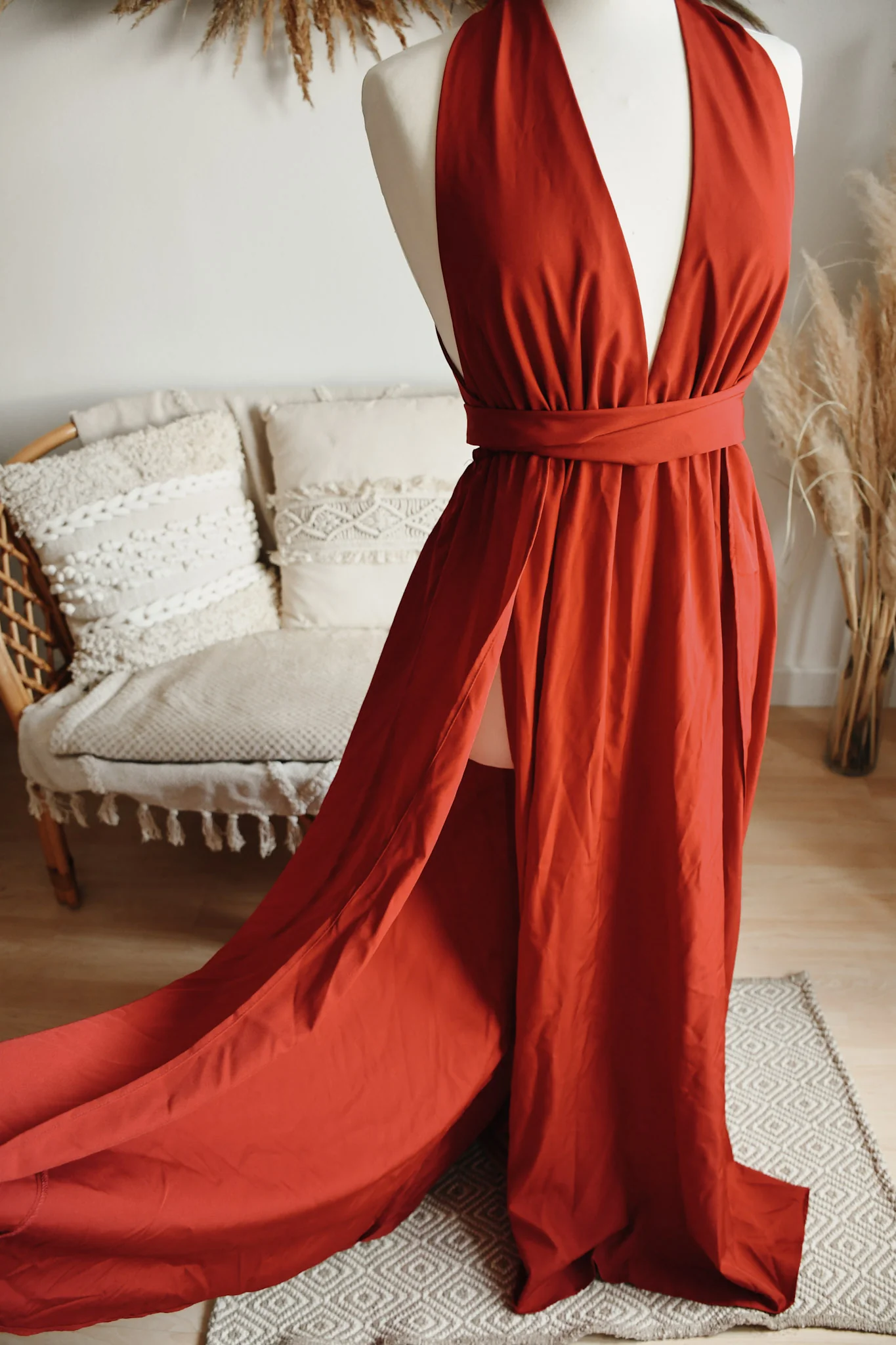 Verleihkleid Rot Fließend Nordhausen