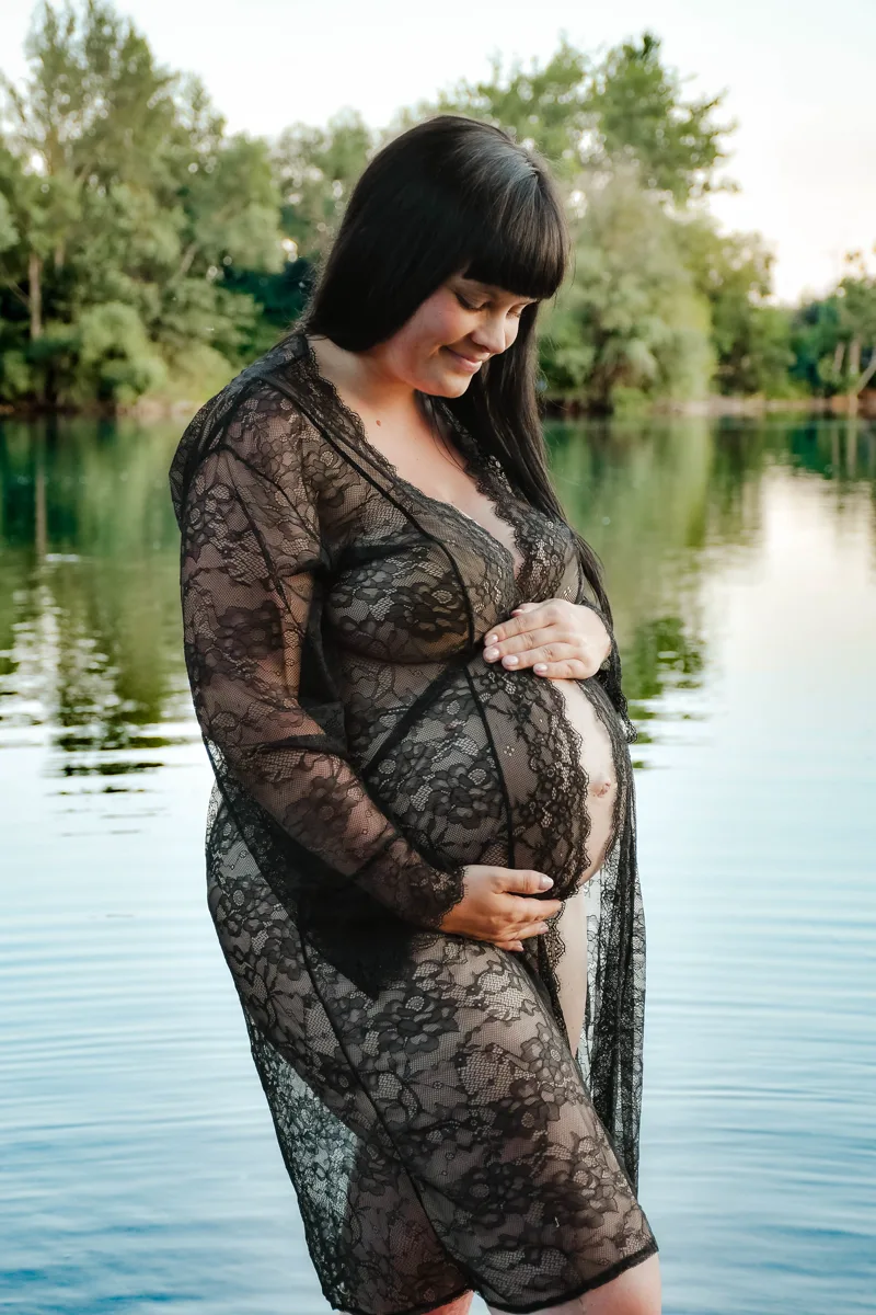 Schwangerschafts-Shooting am See Nordhausen