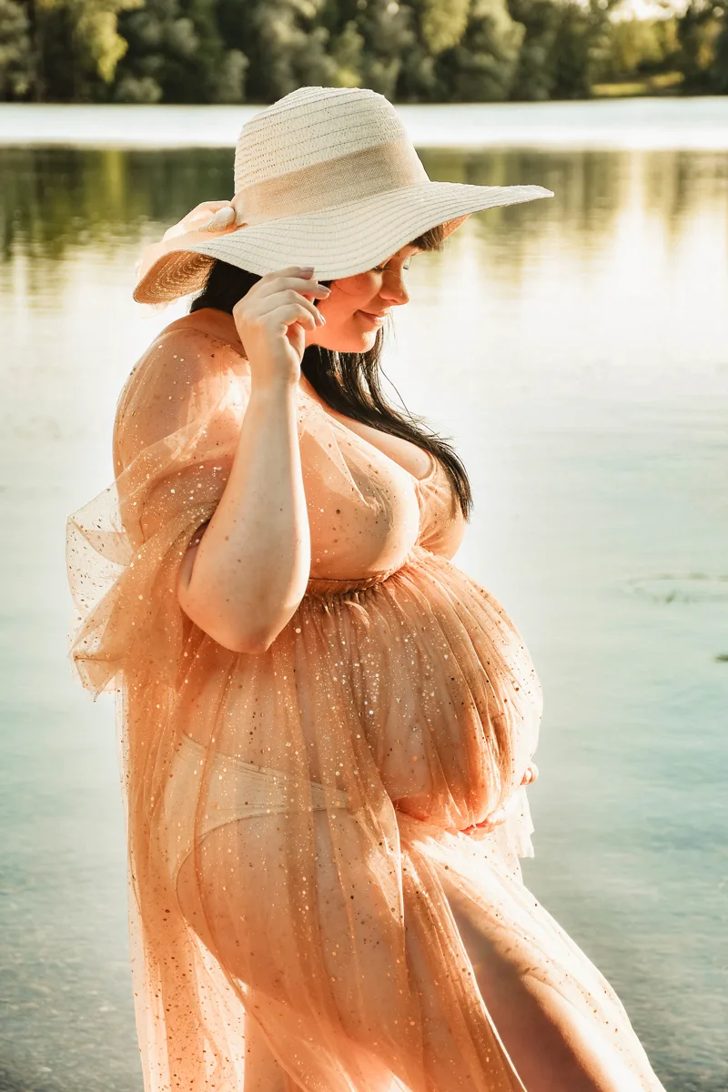 Schwangerschafts-Shooting am See Nordhausen