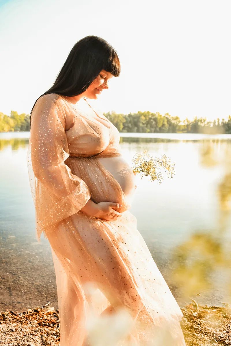 Schwangerschafts-Shooting am See Nordhausen