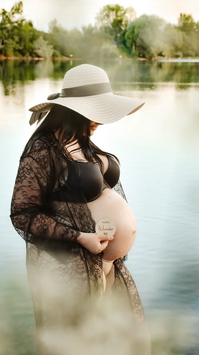 Schwangerschafts-Shooting am See Nordhausen